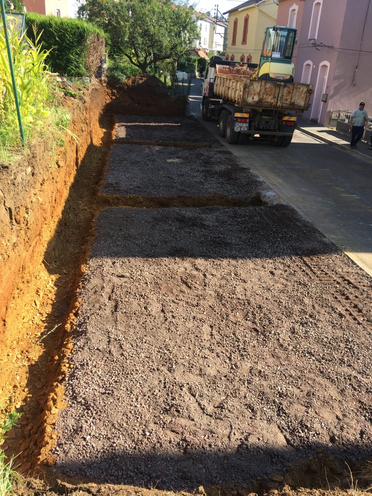 AMENAGEMENT DE 3 EMPLACEMENT DE PARKING VILLERUPT PENDANT